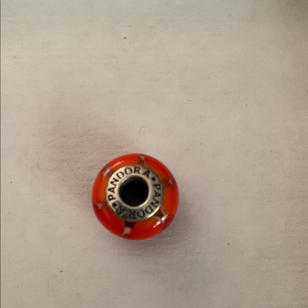 Pandora Vibrant Orange Charm